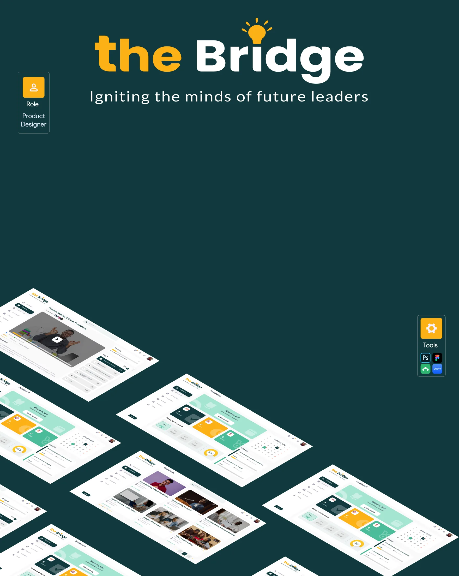 The Bridge Program dashboard and classroom
