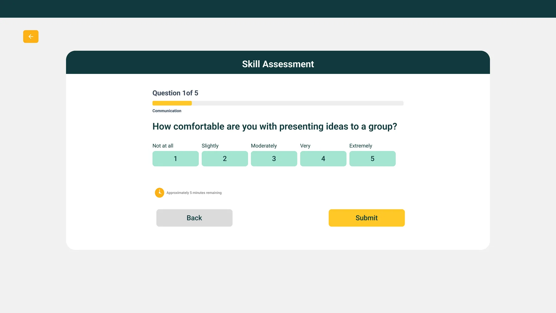 Scenario-based skill assessment