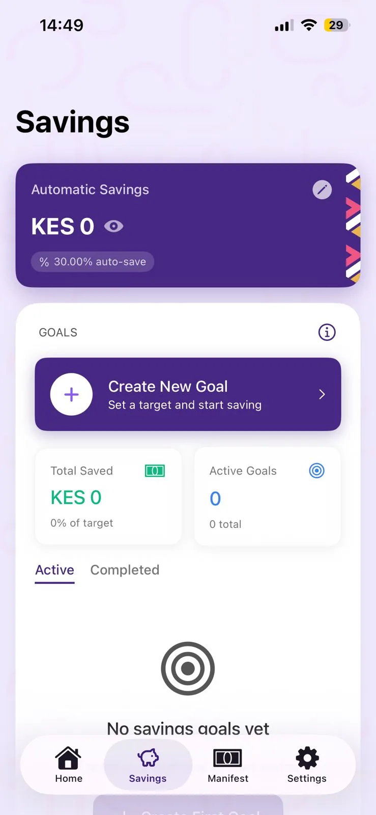 Savings overview