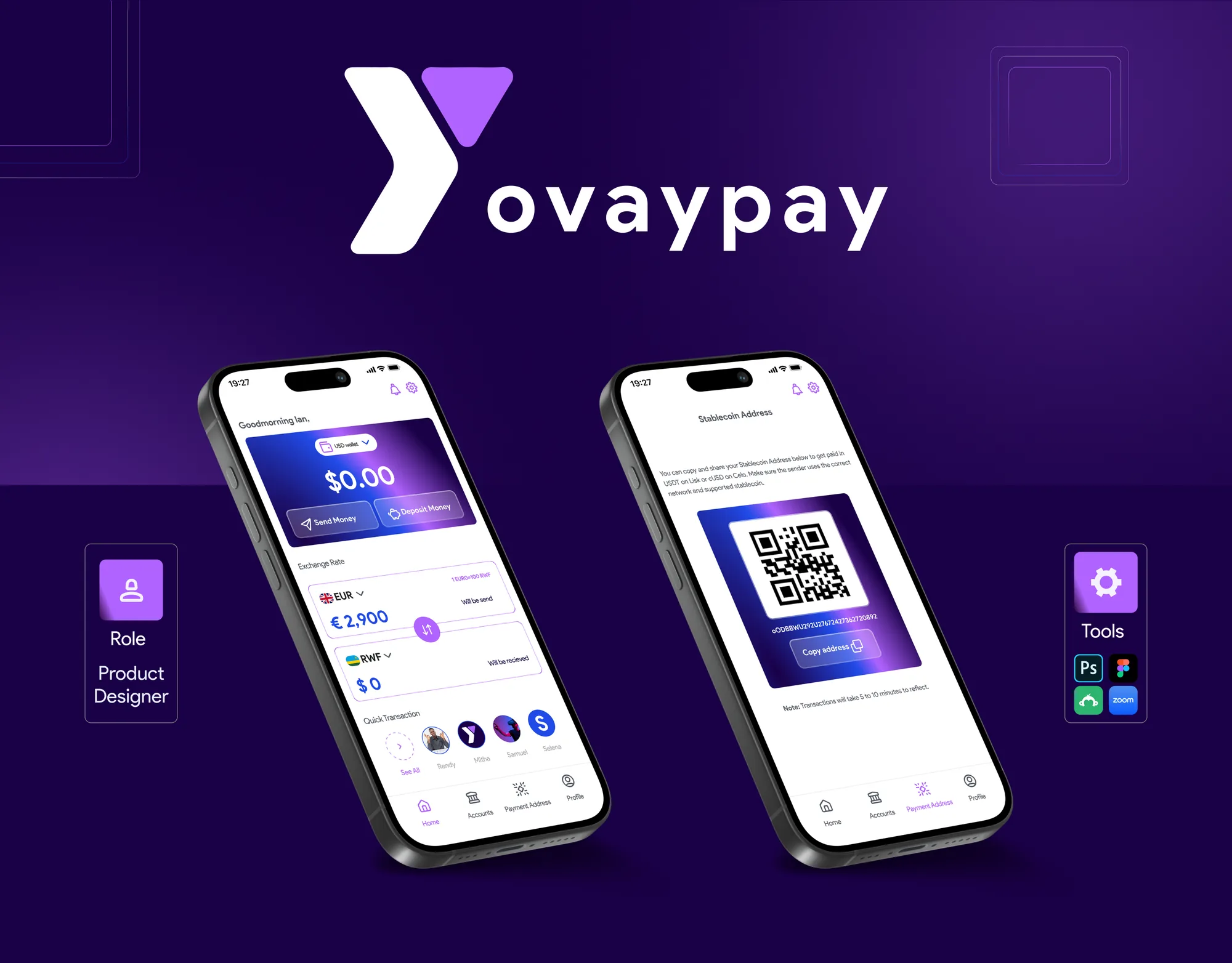 Yovapay stablecoin payments app