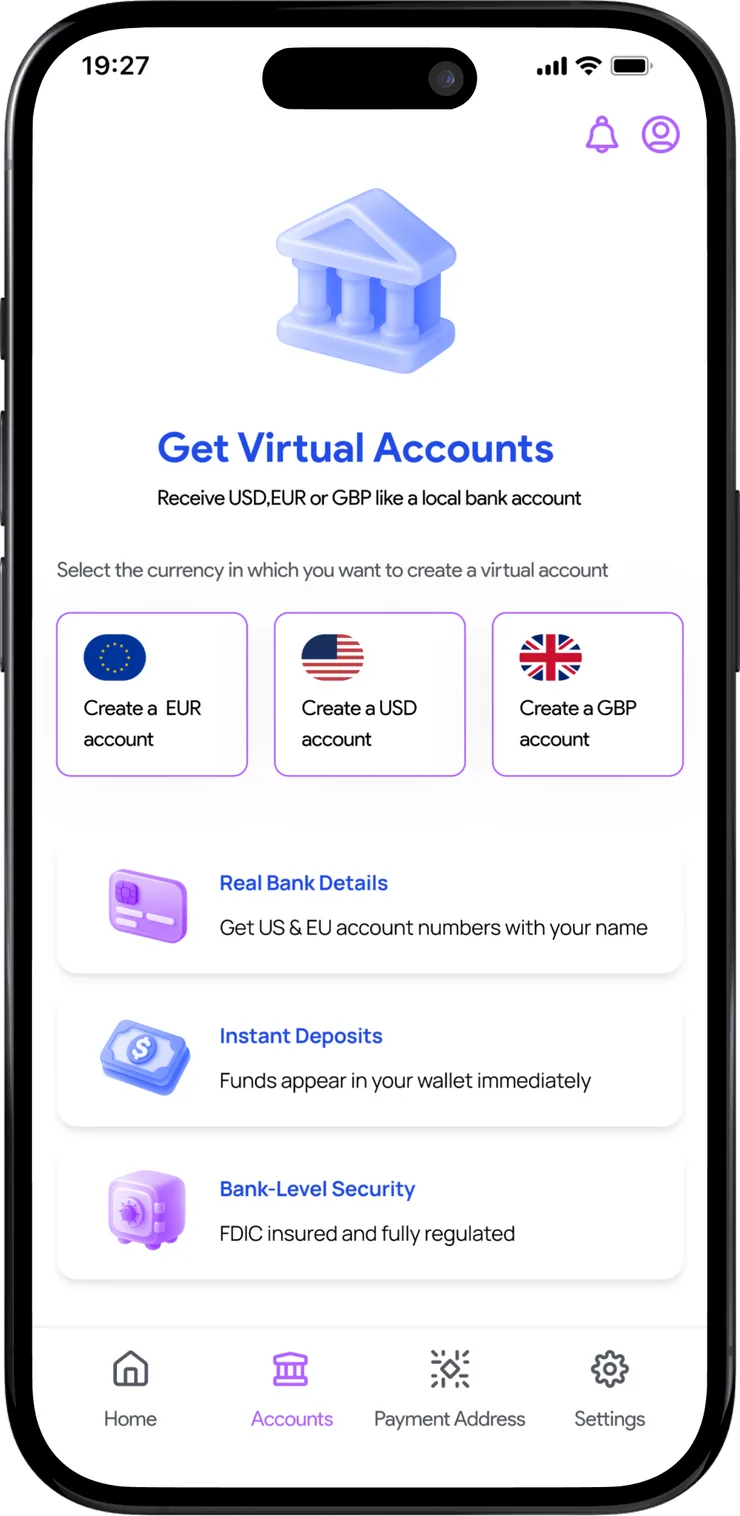 Virtual accounts